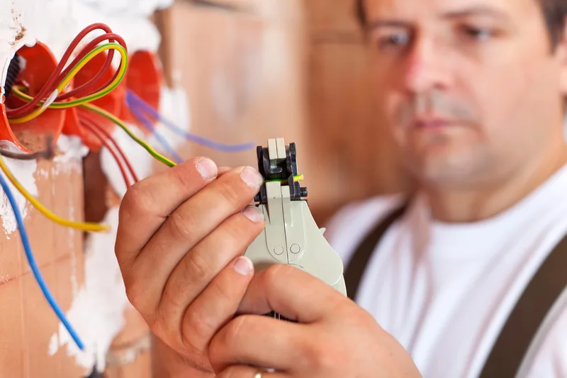 Électricien professionnel au travail — Électriciens France, Coulommiers (77)